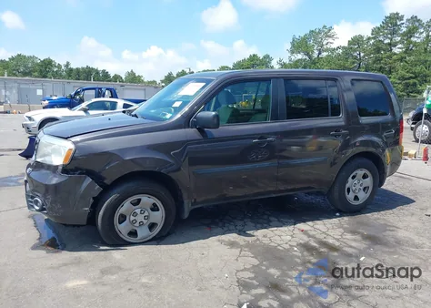 2014 Honda Pilot Lx z USA, uszkodzony, nr VIN 5FNYF4H2XEB012017